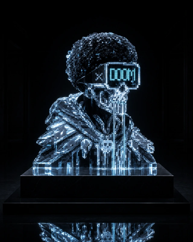 HOLOGRAPHIC GLASS TRANSMUTATION — after