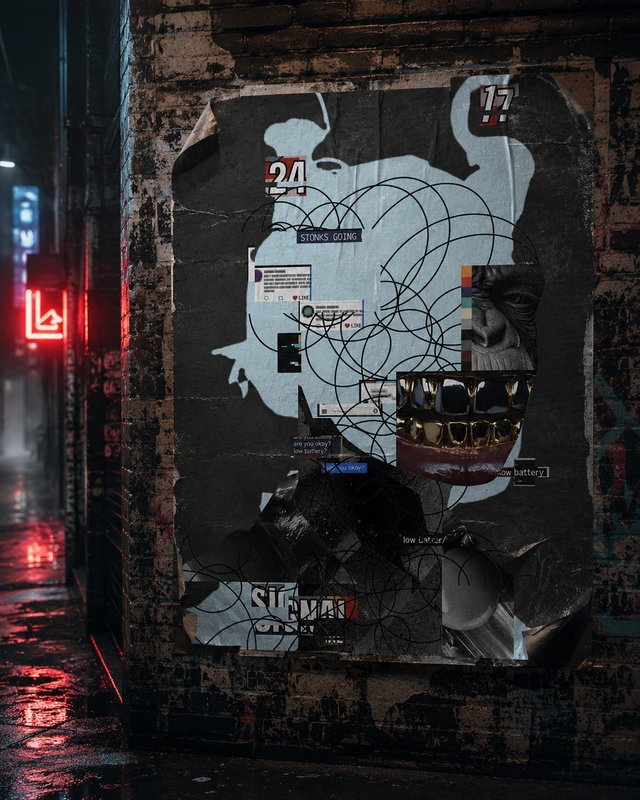 Poster on the Wall — after